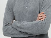 Поло с длинным рукавом из хлопка