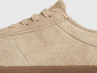 Кеды из натуральной замши, Бежевый