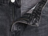 Широкие джинсы со средней посадкой, Серый