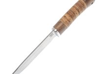 Туристический нож Осетр, сталь 95Х18, рукоять береста