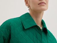 Утепленная куртка с поясом