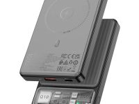 Внешний аккумулятор Hoco Q18 Tourer Magnetic Wireless Charging 10000 mAh 15W USB/Type-C (черный)