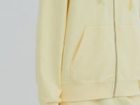 Толстовка на молнии с вышивкой, Желтый