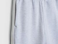 Широкие трикотажные брюки для девочек, Белый