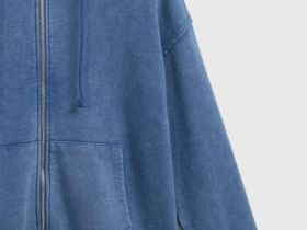 Толстовка на молнии, Синий