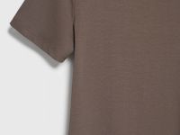 Базовая футболка из хлопка, Коричневый