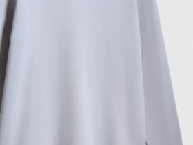 Лонгслив из плотного интерлока, Серый