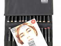 Набор маркеров Sketchmarker Brush 24 Portrait Set- Портрет (24 маркеров+сумка органайзер)