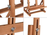 Мольберт настольный Гамма "Студия", 27*32*80(104) см, бук