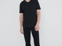 Базовые брюки-чиносы из твила, Черный