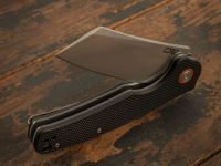 Складной нож CJRB Crag, сталь D2, рукоять G10, черный