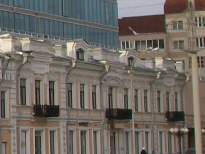 Уличный фасад торгового дома купца А.Н. Захо