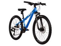 Подростковый велосипед Novatrack Extreme D 24 7sp, год 2025, цвет Красный, ростовка 13