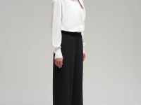 Брюки-палаццо с эластичным поясом