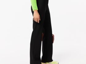 Женские брюки с высокой талией Lacoste