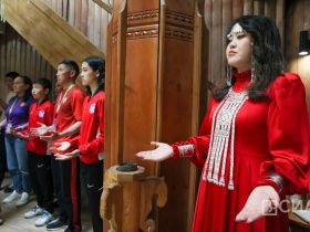 В Доме Арчы зажгли огонь Спартакиады учащихся Якутии