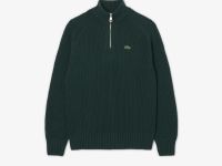 Мужской свитер Lacoste из овечьей шерсти на молнии