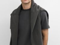 Базовая футболка из хлопка, Коричневый