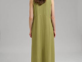 Платье миди А-силуэта