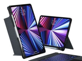 Чехол-клавиатура WIWU Mag Touch Keyboard для Apple iPad Air 10.9/ iPad Pro 11 русская раскладка (черный)