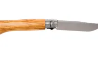 Складной нож Opinel №8, сталь 12С27, рукоять оливковое дерево