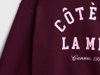 Свитшот с принтом, Фиолетовый