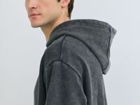 Худи c эффектом стирки, Серый