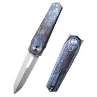 Складной нож Remette Infinite Power, сталь M390, рукоять титан, цвет черно-желтый