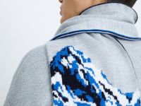 Вязаный шарф с принтом из коллаборации с maneken