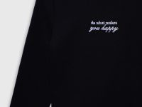 Лонгслив в рубчик для девочек, Черный