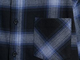 Рубашка из фланели для мальчиков, Синий