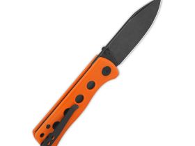 Складной нож QSP Canary Folder, сталь Sandvik 14C28N, рукоять G10, оранжевый