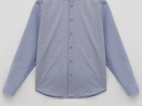 Рубашка из хлопка прямого кроя