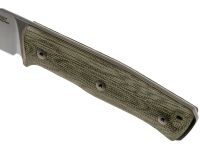 Нож с фиксированным клинком LionSteel B35, сталь Sleipner, рукоять Green canvas micarta