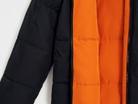 Двусторонняя утепленная куртка прямого кроя