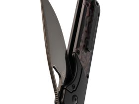 Складной нож Kizer Militaw, сталь S45VN, рукоять Titanium/Fatcarbon