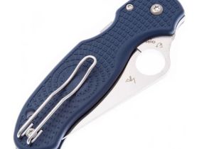 Складной нож Spyderco Para 3 LTW сталь CPM-SPY27, рукоять FRN голубая