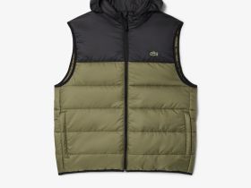 Мужская водостойкая стёганая куртка Lacoste