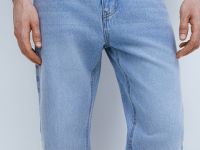 Прямые джинсы, Голубой