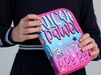 Пенал текстильный с наполнением для девочек