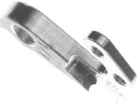 Держатель заднего переключателя &quot;петух&quot; Meta №174 фрезерованный (серебристый)