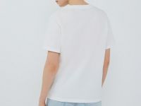 Футболка с цветочной вышивкой, Белый