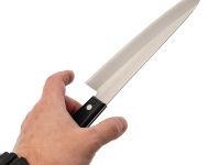 Кухонный нож Шеф Western Knife Tojiro, сталь VG-10, рукоять древесина