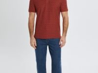 Однотонное поло из хлопка