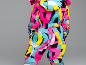 Зимний комбинезон из мембранной ткани для девочки