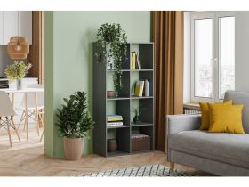Стеллаж Кейн 1-75x149 Графитовый