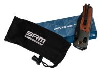 Складной нож SRM Medal 259L-AG, сталь 14C28N, рукоять из розового дерева