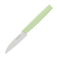 Нож кухонный для овощей Okroshka Salad 8 см, сталь 5cr15mov, рукоять пластик, зеленый