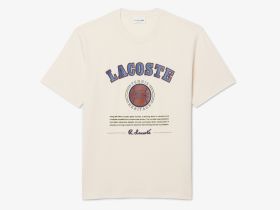 Мужская футболка Lacoste классического кроя из органического хлопка