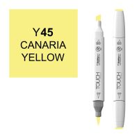 Маркер спиртовой BRUSH Touch Twin цв. Y45 желтая канарейка